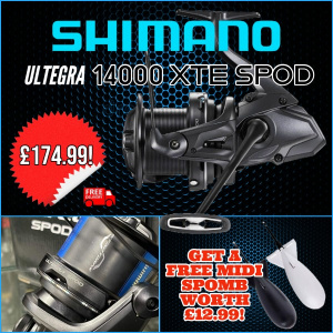 Shimano Ultegra 14000 XTE Spod Reel & FREE SPOMB DEAL!